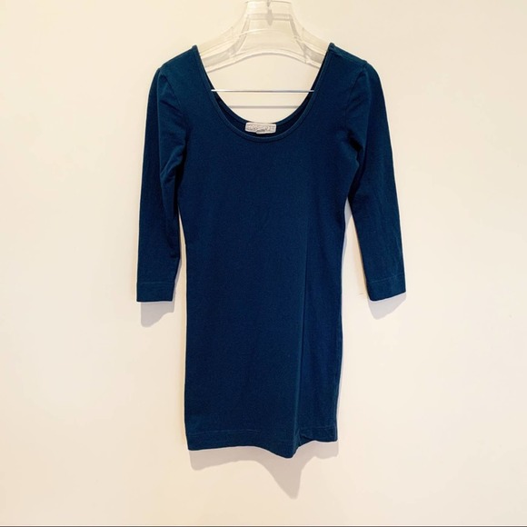 Forever 21 Bodycon Blue Dress - Picture 1 of 4